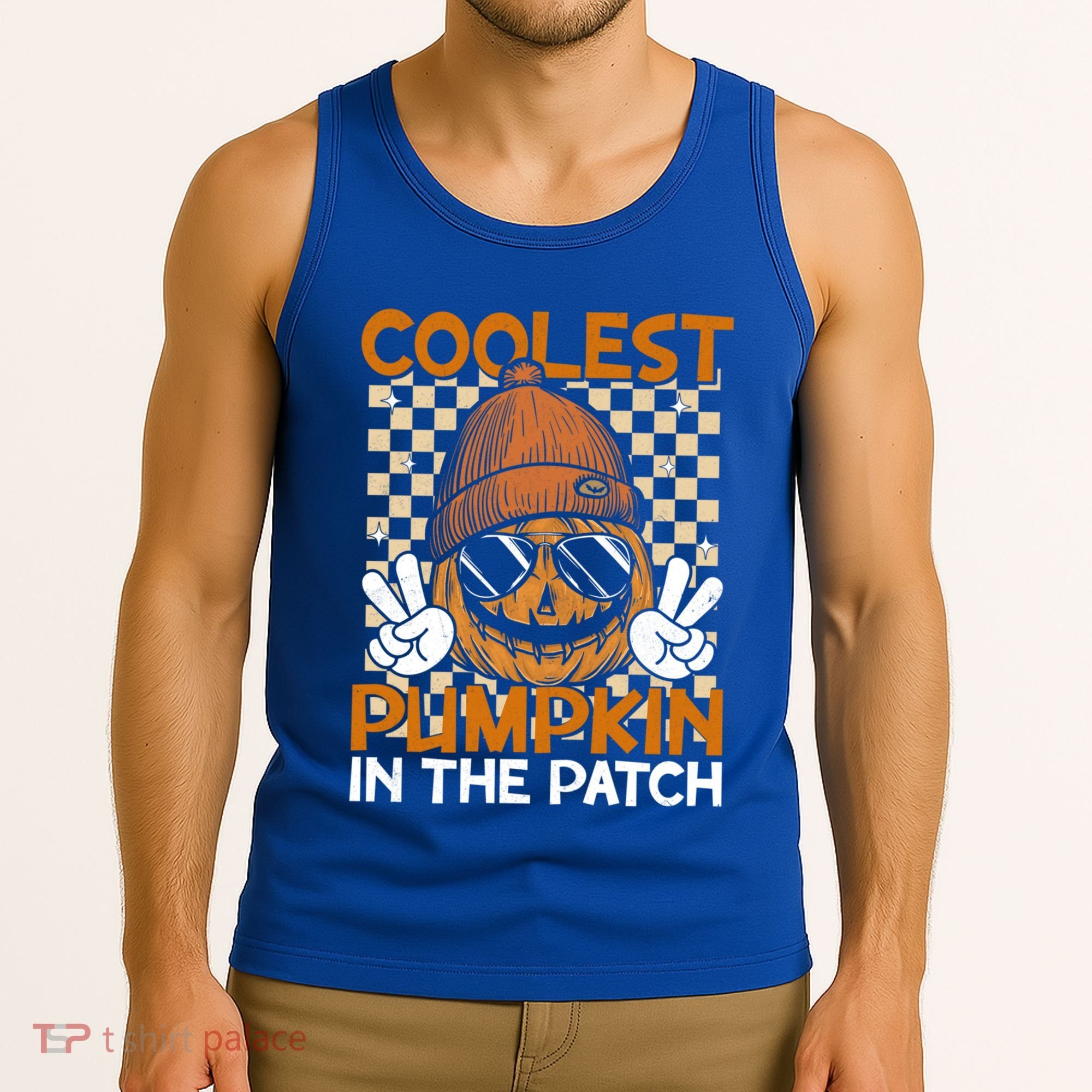 Groovy Coolest Pumpkin In The Patch Halloween Gift Tank Top