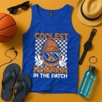 Groovy Coolest Pumpkin In The Patch Halloween Gift Tank Top thumb 4