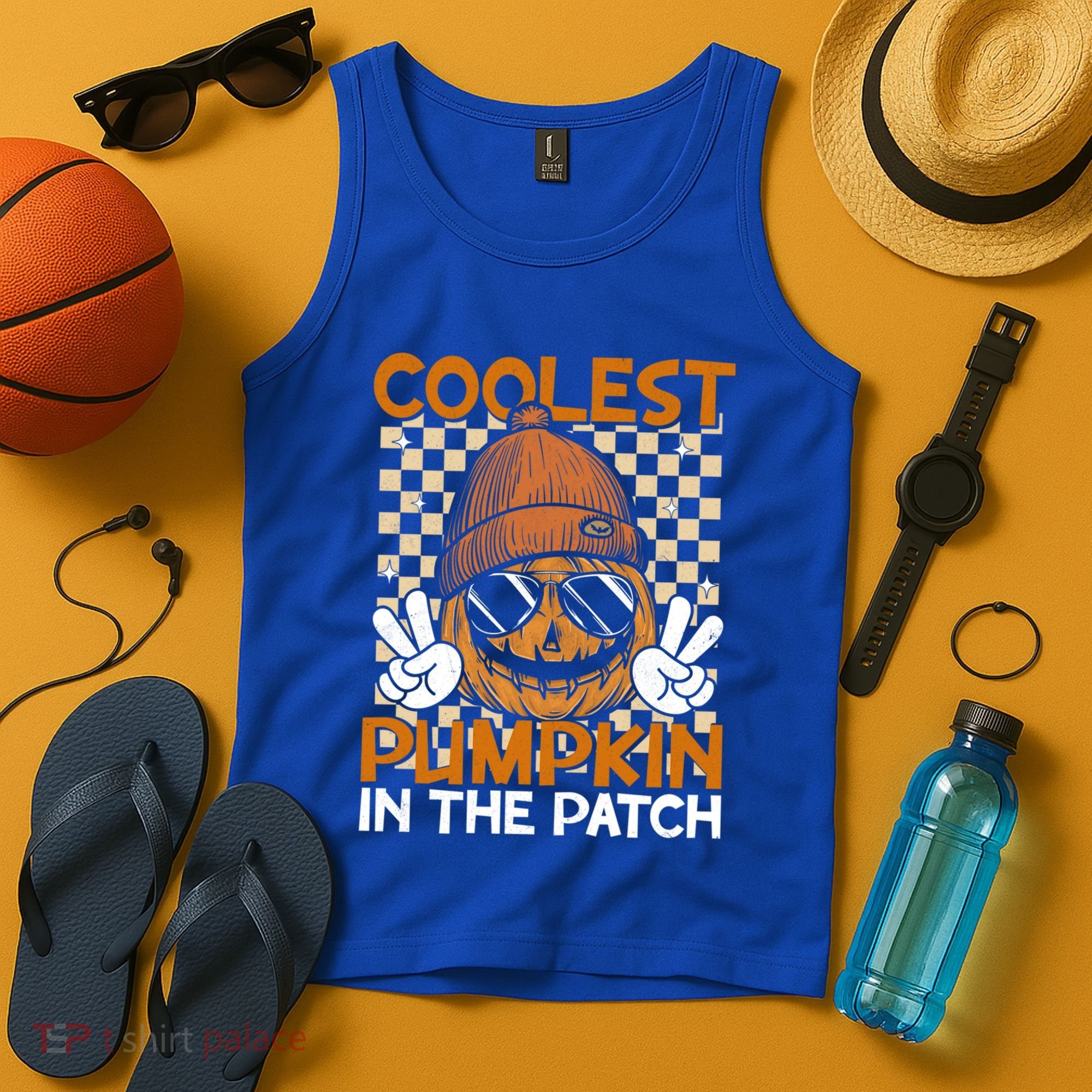 Groovy Coolest Pumpkin In The Patch Halloween Gift Tank Top