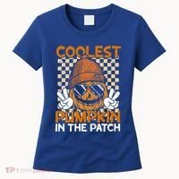 Groovy Coolest Pumpkin In The Patch Halloween Gift Women's T-Shirt thumb 0