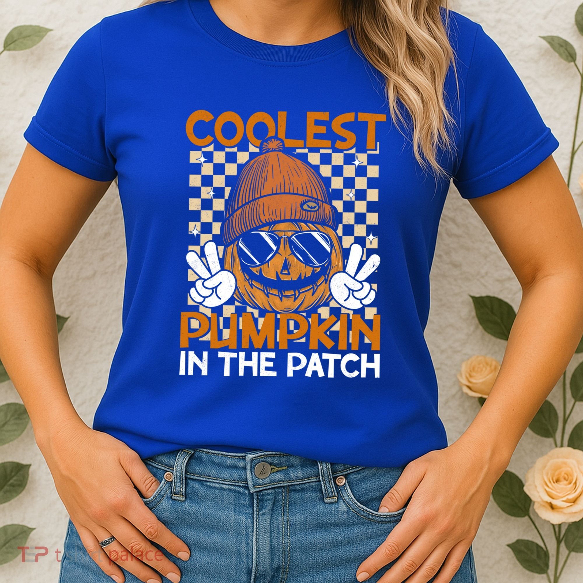 Groovy Coolest Pumpkin In The Patch Halloween Gift Women's T-Shirt