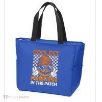 Groovy Coolest Pumpkin In The Patch Halloween Gift Tote Bag thumb 3