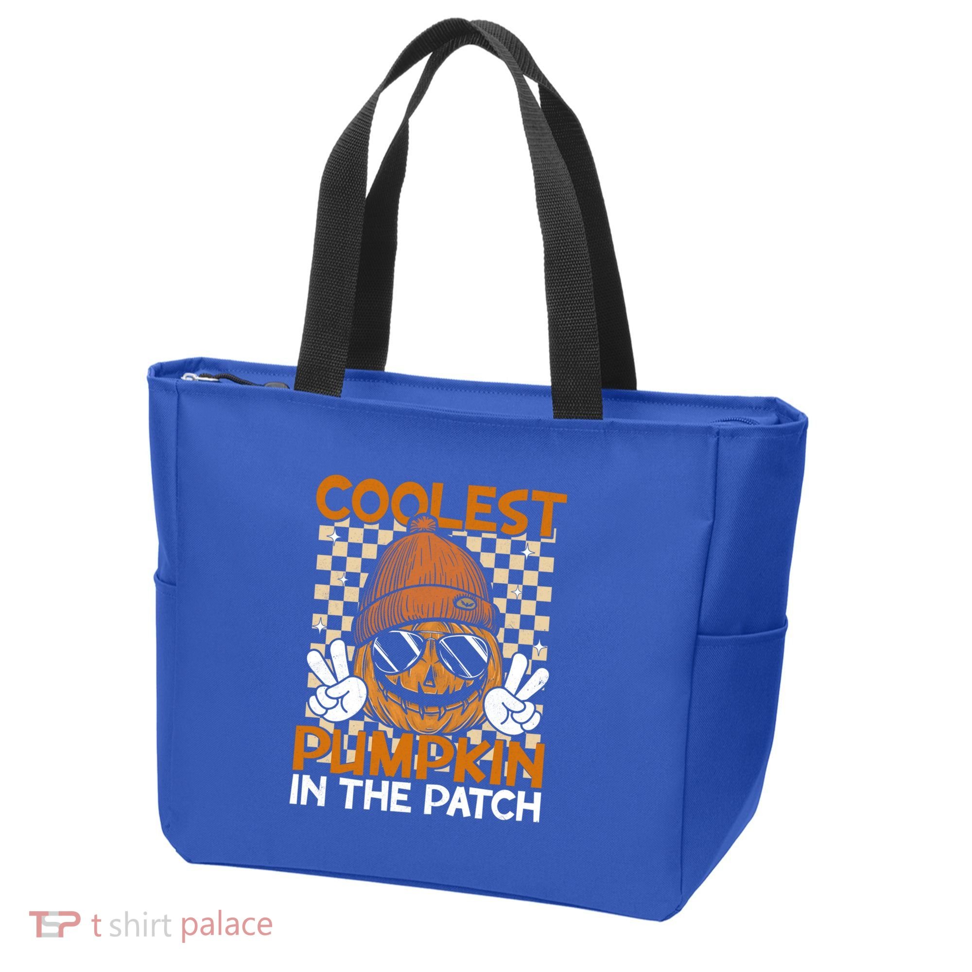 Groovy Coolest Pumpkin In The Patch Halloween Gift Tote Bag