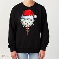 Golfing Christmas Pajama Funny Holiday Santa Hat Women's Sweatshirt thumb 0