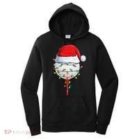 Golfing Christmas Pajama Funny Holiday Santa Hat Women's Hoodie thumb 0