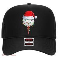 Golfing Christmas Pajama Funny Holiday Santa Hat Hat thumb 0