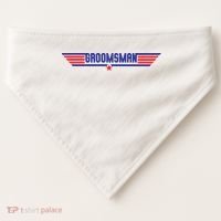Groomsman Crew Pilot USA-Made Doggie Bandana thumb 0