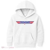 Groomsman Crew Pilot Kids Hoodie thumb 0