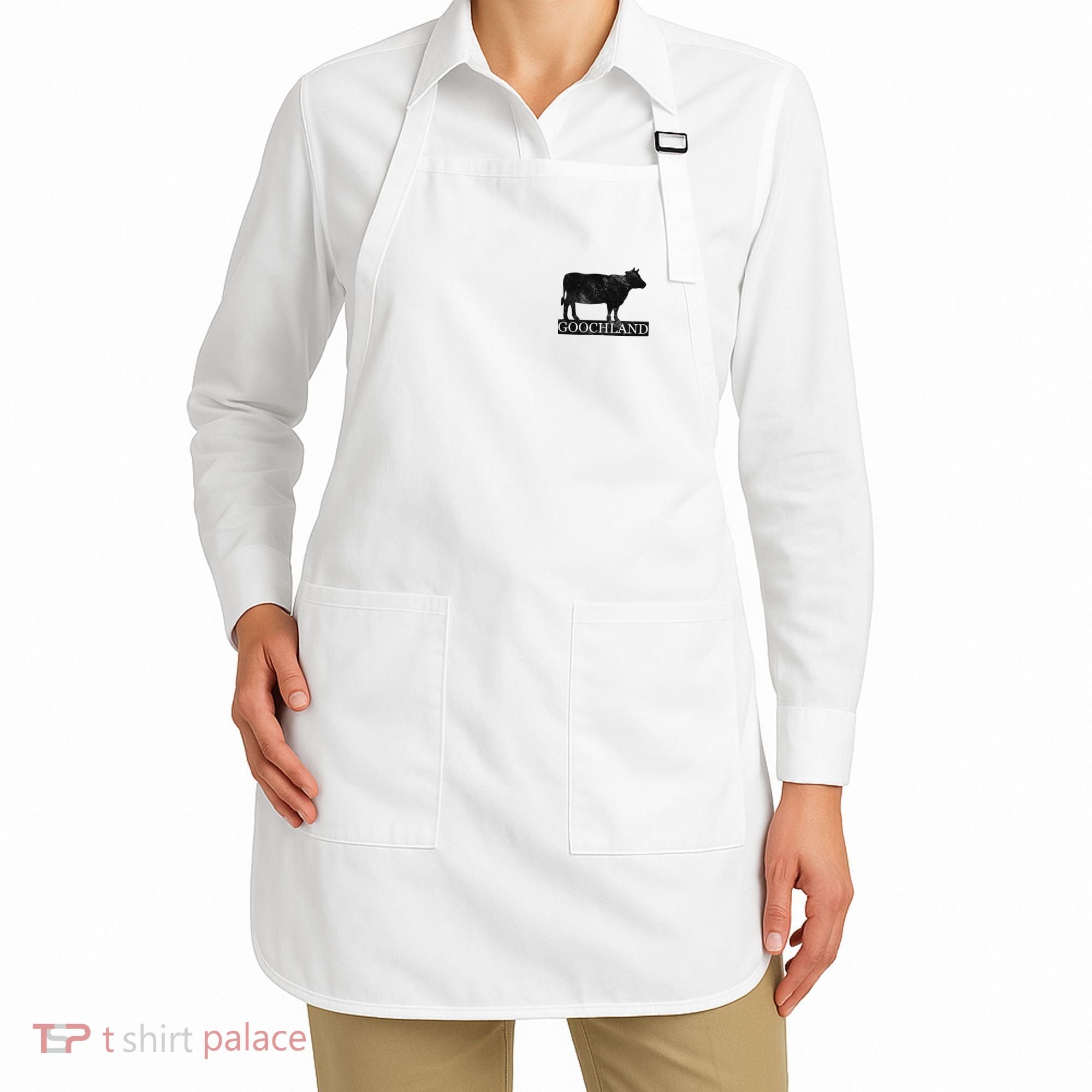 Goochland Cow Pocket Logo Apron