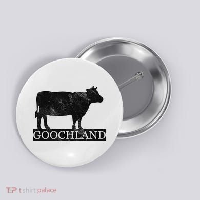 Goochland Cow Pocket Logo Button