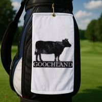Goochland Cow Pocket Logo Golf Towel thumb 2