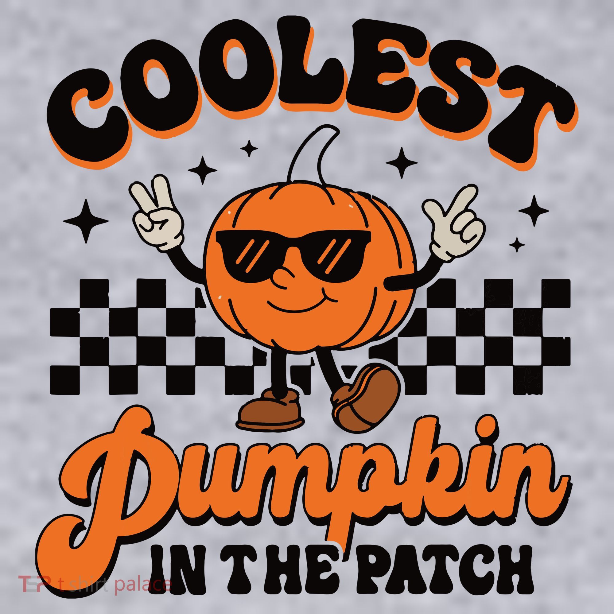 Groovy Coolest Pumpkin In The Patch Halloween For Boy Kids Women's Sweatshirt