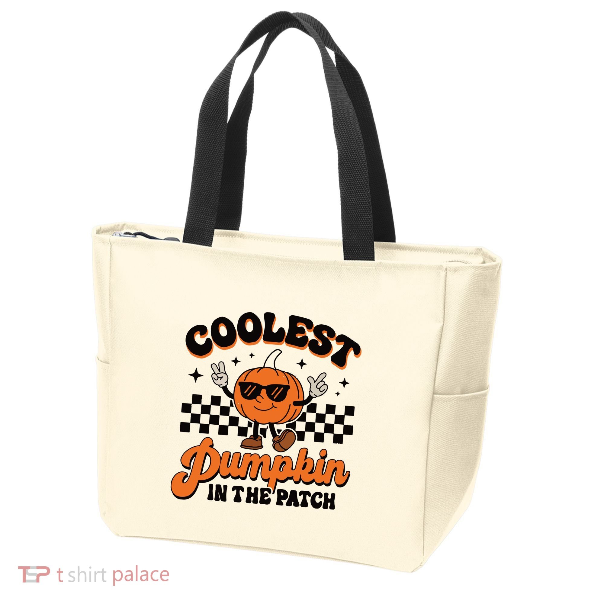 Groovy Coolest Pumpkin In The Patch Halloween For Boy Kids Tote Bag