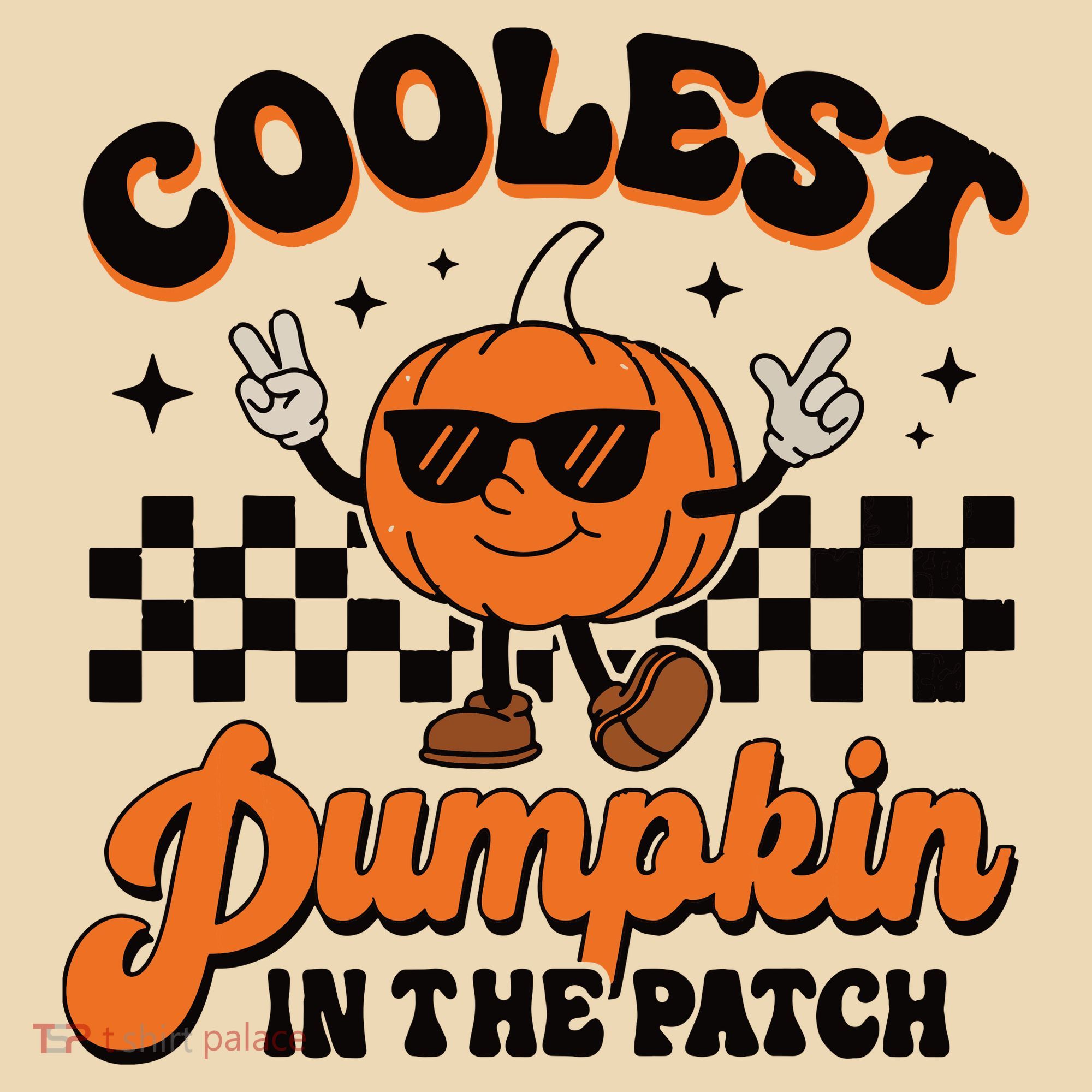 Groovy Coolest Pumpkin In The Patch Halloween For Boy Kids Tote Bag