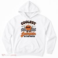 Groovy Coolest Pumpkin In The Patch Halloween For Boy Kids Hoodie thumb 0