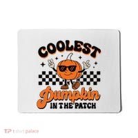 Groovy Coolest Pumpkin In The Patch Halloween For Boy Kids Mousepad thumb 0