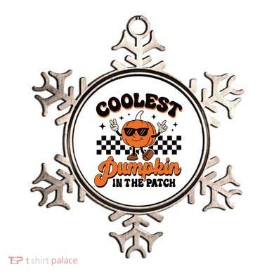 Groovy Coolest Pumpkin In The Patch Halloween For Boy Kids Ornament