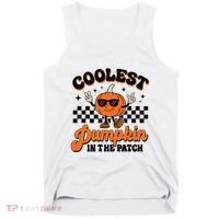 Groovy Coolest Pumpkin In The Patch Halloween For Boy Kids Tank Top thumb 0