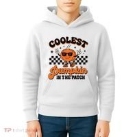 Groovy Coolest Pumpkin In The Patch Halloween For Boy Kids Kids Hoodie thumb 4