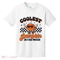 Groovy Coolest Pumpkin In The Patch Halloween For Boy Kids Kids T-Shirt thumb 0
