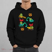 German Construction Pretzel Sausage Oktoberfest Hoodie thumb 0