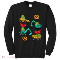 German Construction Pretzel Sausage Oktoberfest Sweatshirt thumb 0