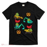 German Construction Pretzel Sausage Oktoberfest T-Shirt thumb 0