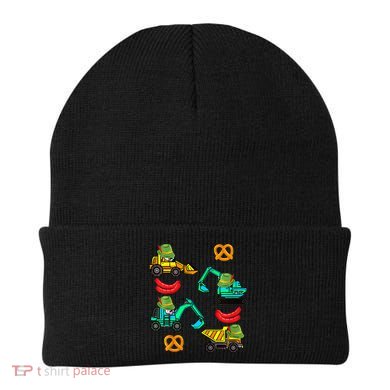 German Construction Pretzel Sausage Oktoberfest Beanie
