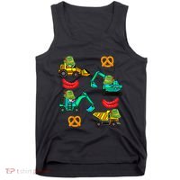 German Construction Pretzel Sausage Oktoberfest Tank Top thumb 0