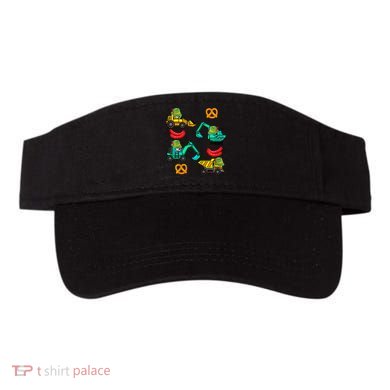 German Construction Pretzel Sausage Oktoberfest Visor