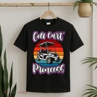 Golf Cart Princess Golfing Girl Golf Sport Lover Golfer T-Shirt thumb 2