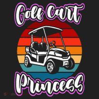 Golf Cart Princess Golfing Girl Golf Sport Lover Golfer Beanie thumb 2