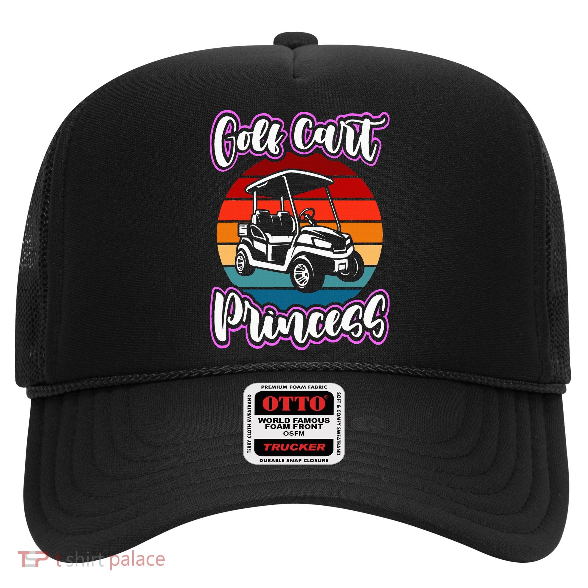 Golf Cart Princess Golfing Girl Golf Sport Lover Golfer Hat