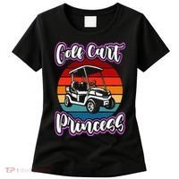 Golf Cart Princess Golfing Girl Golf Sport Lover Golfer Women's T-Shirt thumb 0