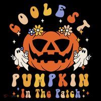 Groovy Coolest Pumpkin In The Patch Ghost Halloween Costume Gift Coffee Mug thumb 5