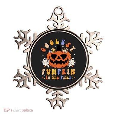 Groovy Coolest Pumpkin In The Patch Ghost Halloween Costume Gift Ornament