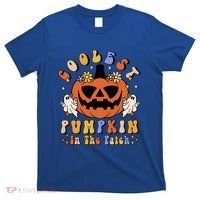 Groovy Coolest Pumpkin In The Patch Ghost Halloween Costume Gift T-Shirt thumb 0