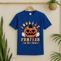 Groovy Coolest Pumpkin In The Patch Ghost Halloween Costume Gift T-Shirt thumb 2