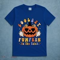Groovy Coolest Pumpkin In The Patch Ghost Halloween Costume Gift T-Shirt thumb 5
