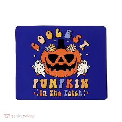 Groovy Coolest Pumpkin In The Patch Ghost Halloween Costume Gift Mousepad
