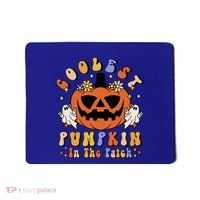 Groovy Coolest Pumpkin In The Patch Ghost Halloween Costume Gift Mousepad thumb 0