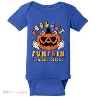 Groovy Coolest Pumpkin In The Patch Ghost Halloween Costume Gift Baby Bodysuit thumb 0