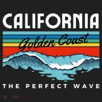 Golden Coast Perfect Wave California Women's Sweatshirt thumb 2
