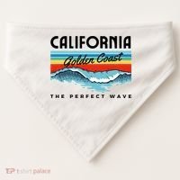 Golden Coast Perfect Wave California USA-Made Doggie Bandana thumb 0