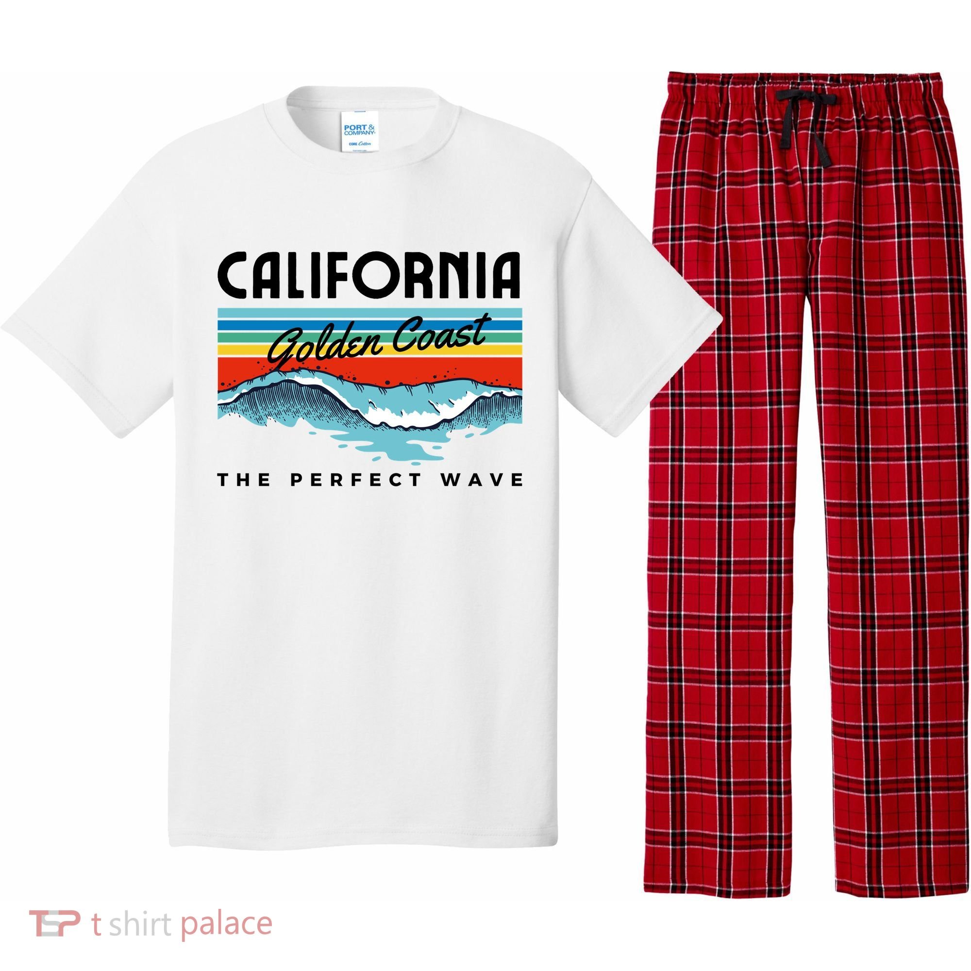 Golden Coast Perfect Wave California Pajama Set