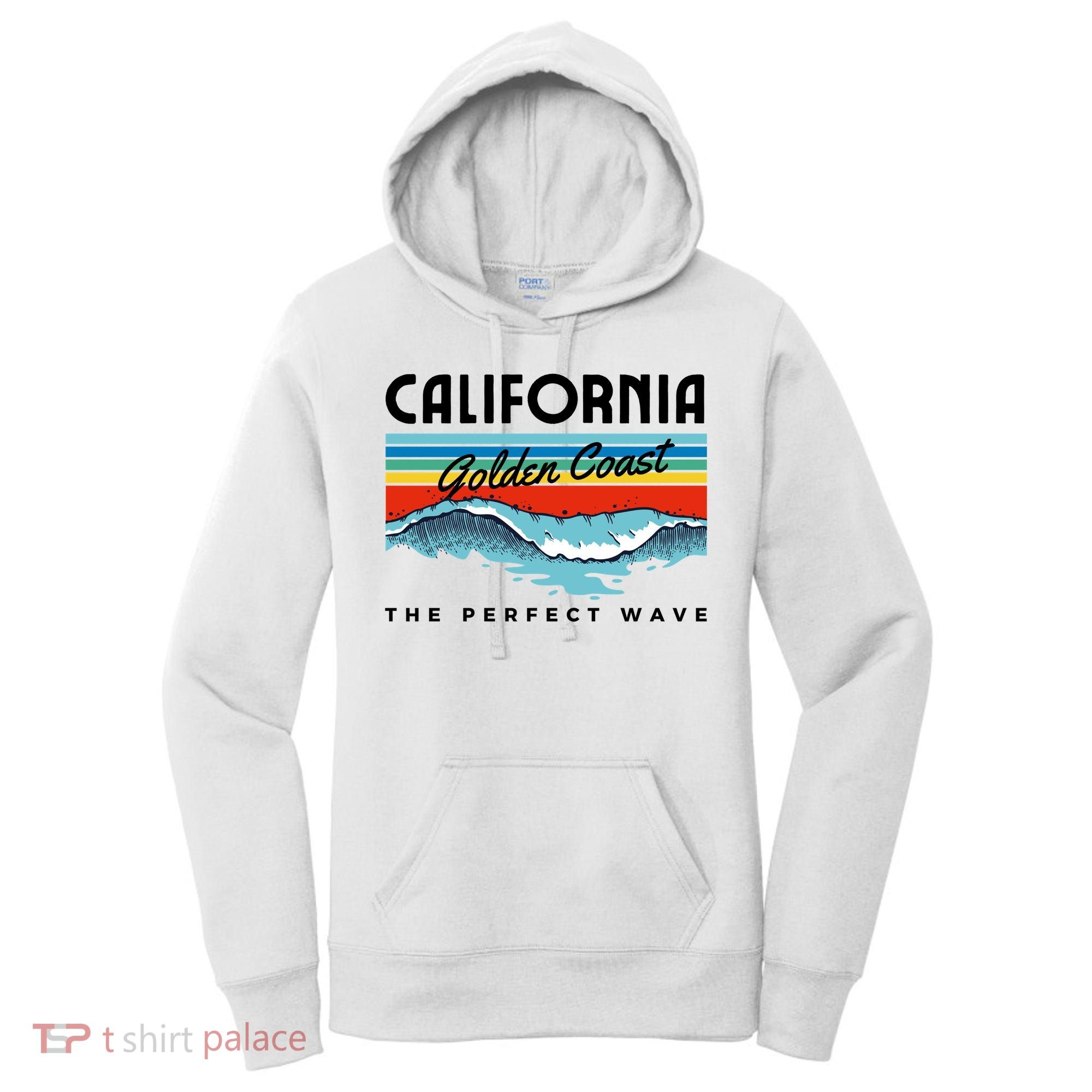 Golden Coast Perfect Wave California Women's Hoodie