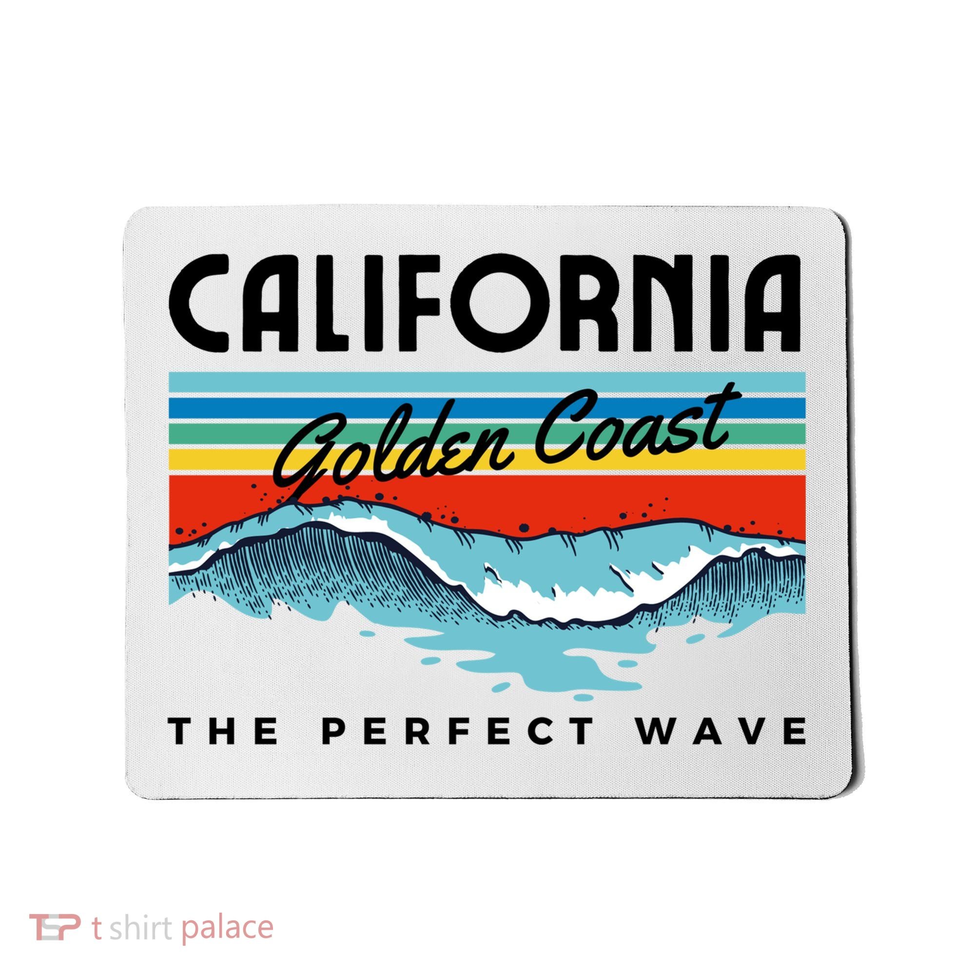 Golden Coast Perfect Wave California Mousepad