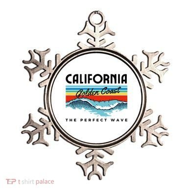 Golden Coast Perfect Wave California Ornament
