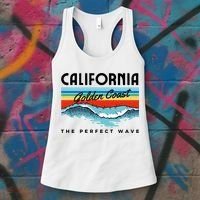 Golden Coast Perfect Wave California Women's Tank Top thumb 3