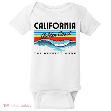 Golden Coast Perfect Wave California Baby Bodysuit